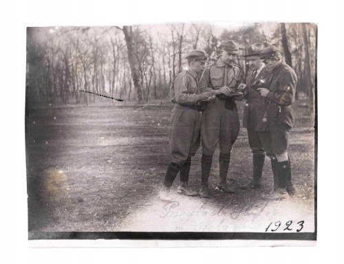 STARA FOTOGRAFIA - HARCERZE, HUFIEC SZELĄG POZNAŃ 1923