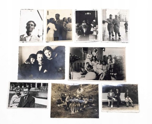 ZESTAW STARYCH FOTOGRAFII RODZINNYCH II RP