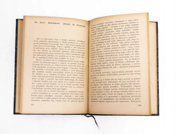 STARA KSIĄŻKA POCHODZENIE RELIGII I WIARY W BOGA 1948