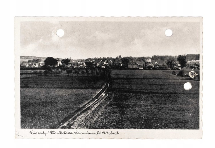 ŁABISZYN - PANORAMA MIASTA 1943