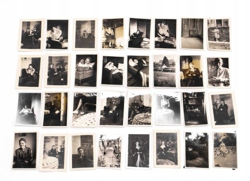 ZESTAW STARYCH FOTOGRAFII RODZINNYCH - WARSZAWA I OKOLICE II RP