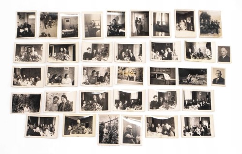 ZESTAW STARYCH FOTOGRAFII RODZINNYCH - WARSZAWA I OKOLICE II RP