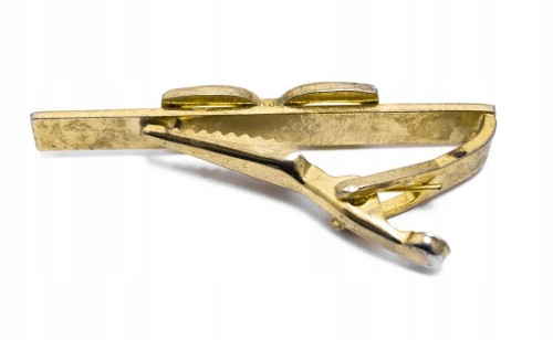 STARA METALOWA SPINKA DO KRAWATA, OKULARY