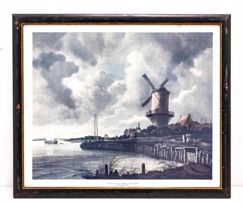 STARY OBRAZ - JACOB VAN RUISDAEL, WIATRAK W WIJK KOŁO DUURSTEDE
