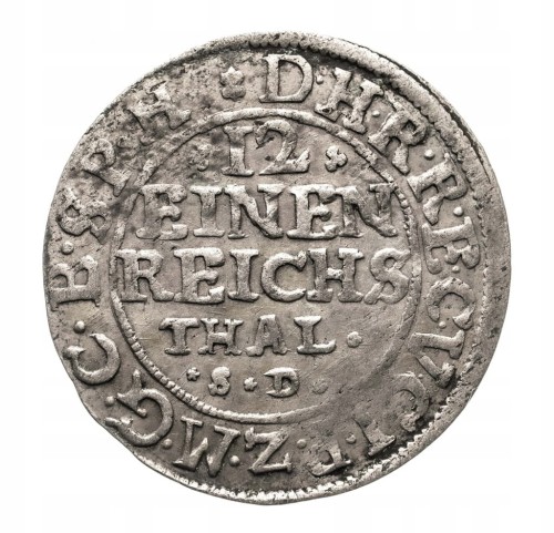 Brandenburgia-Prusy, Fryderyk III (1688-1701), 1/12 talara 1689 SD,Stargard