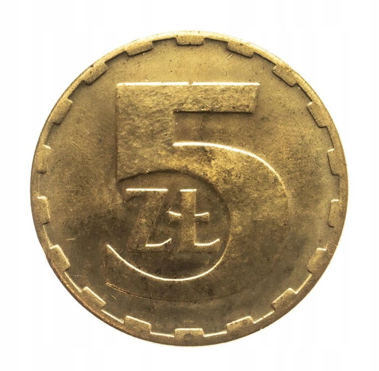 Polska, PRL (1944-1989), 5 złotych 1983