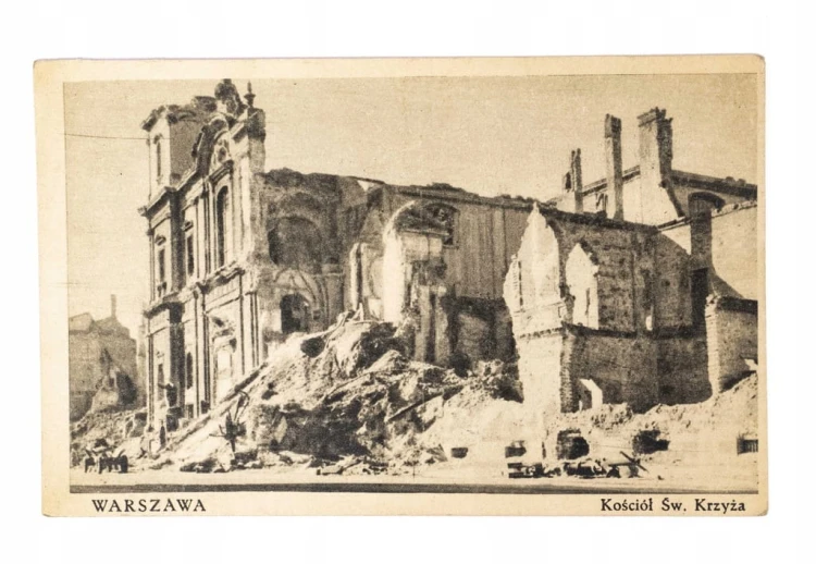 WARSZAWA - KOŚCIÓŁ ŚW. KRZYŻA l. 40