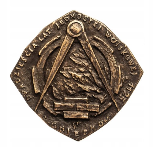 MEDAL STASIŃSKI - 20 LAT JEDNOSTKI WOJSKOWEJ 1125, GNIEZNO 1980