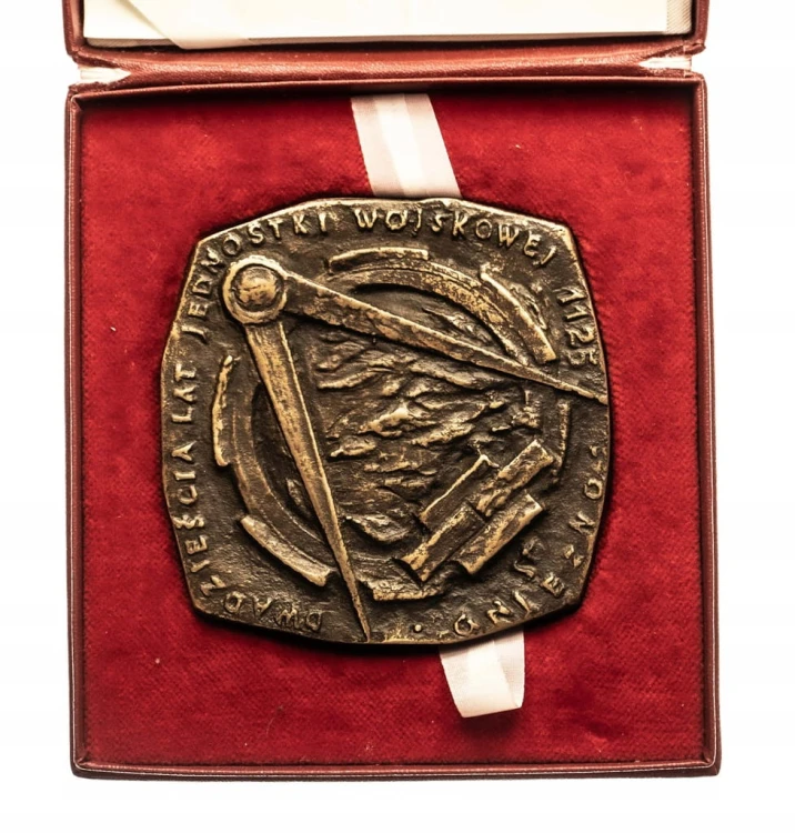 MEDAL STASIŃSKI - 20 LAT JEDNOSTKI WOJSKOWEJ 1125, GNIEZNO 1980
