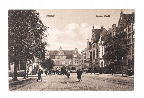 GDAŃSK - DŁUGI TARG, pocz. XX w.