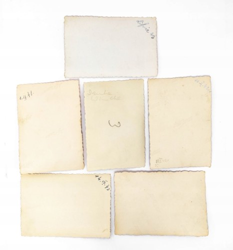 ZESTAW STARYCH FOTOGRAFII RODZINNYCH 1941 - 1943