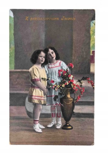 STARA POCZTÓWKA IMIENINOWA - BUK 1917