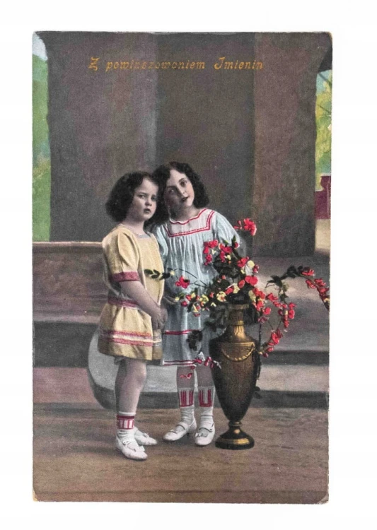 STARA POCZTÓWKA IMIENINOWA - BUK 1917