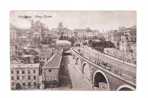 WARSZAWA - NOWY ZJAZD, WIADUKT PANCERA 1923