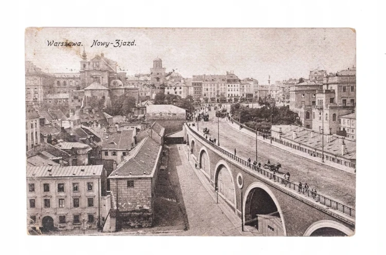 WARSZAWA - NOWY ZJAZD, WIADUKT PANCERA 1923