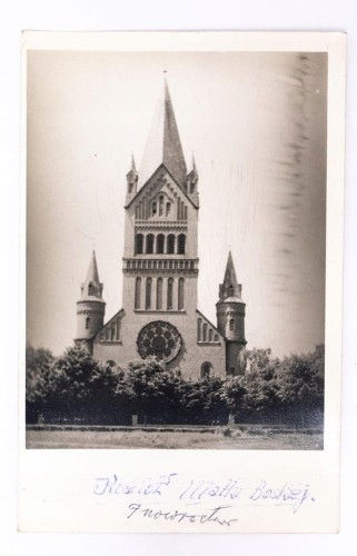 STARA FOTOGRAFIA - KOŚCIÓŁ ZWIASTOWANIA NMP, INOWROCŁAW 1967