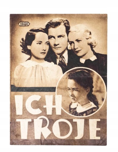 STARA REKLAMA - KINO, FILM ICH TROJE, WARSZAWA / KATOWICE l. 30/40