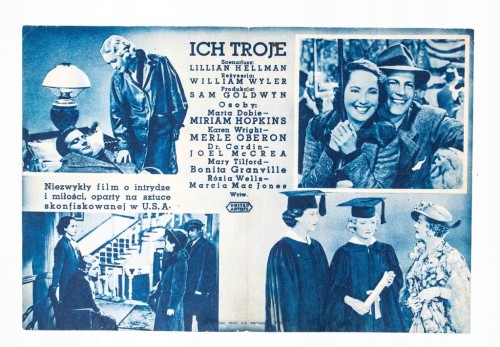 STARA REKLAMA - KINO, FILM ICH TROJE, WARSZAWA / KATOWICE l. 30/40