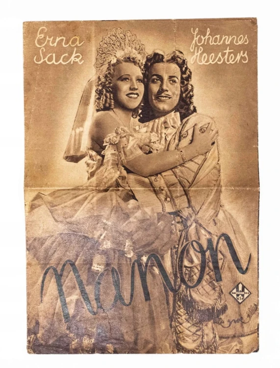 STARA REKLAMA - KINO, FILM NANON, WARSZAWA l. 30/40