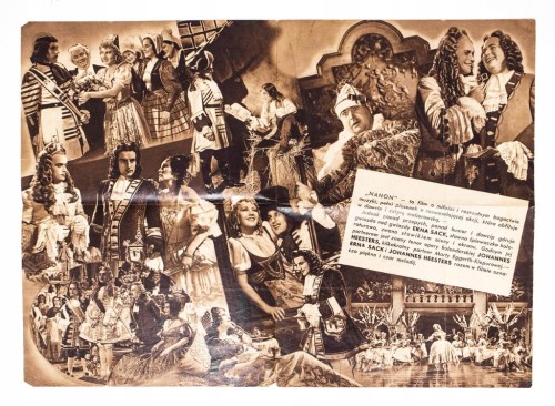 STARA REKLAMA - KINO, FILM NANON, WARSZAWA l. 30/40