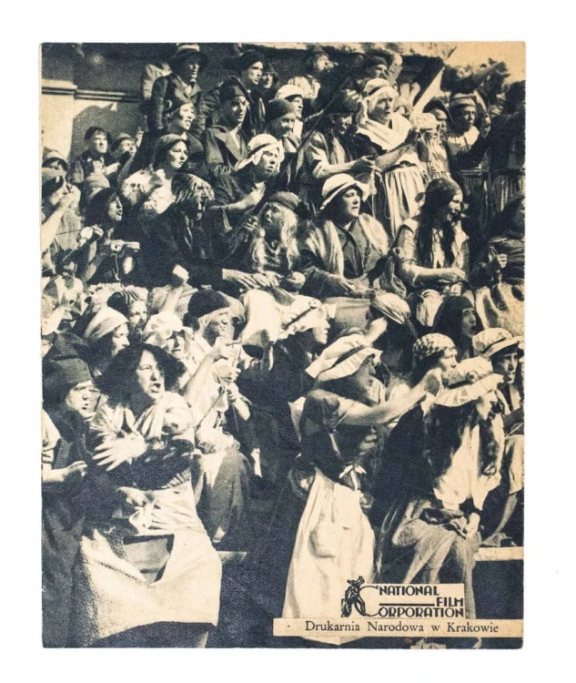 STARA REKLAMA - KINO, FILM SZKARŁATNY KWIAT, WARSZAWA l. 30/40