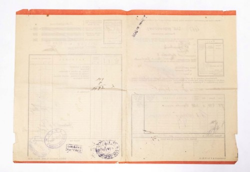 STARY RACHUNEK - OGRODNICTWO JÓZEF REHBEIN, PKP SZAMOTUŁY 1935