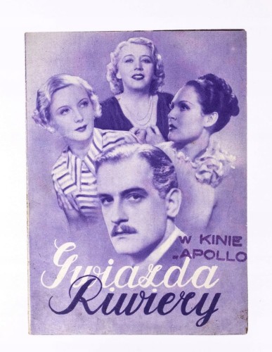 STARA REKLAMA - KINO, FILM GWIAZDA RIWIERY, KINO APOLLO l. 30/40
