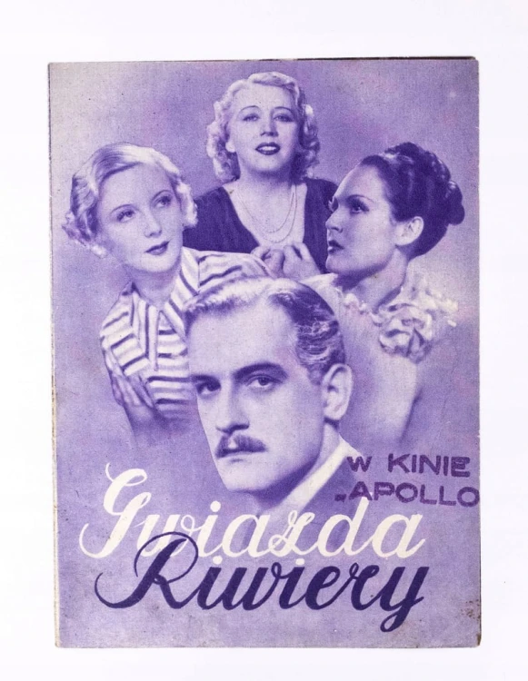 STARA REKLAMA - KINO, FILM GWIAZDA RIWIERY, KINO APOLLO l. 30/40
