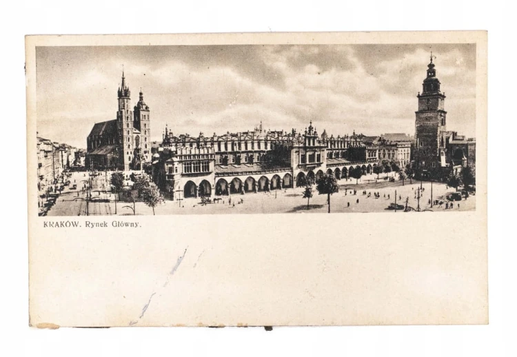 KRAKÓW - RYNEK GŁÓWNY II RP