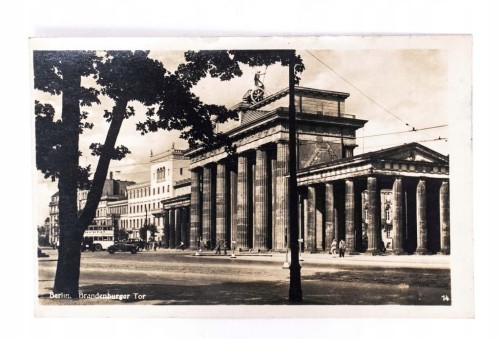 STARA POCZTÓWKA - BRAMA BRANDENBURSKA, BERLIN