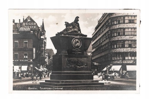 WROCŁAW - POMNIK FRIEDRICHA BOGISLAVA VON TAUENTZIENA II RP