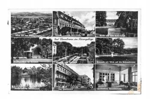 CIEPLICE ŚLĄSKIE ZDRÓJ - WIDOKI MIASTA II RP