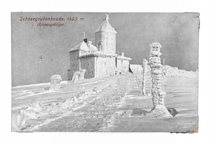 KARKONOSZE - SCHRONISKO ŚNIEŻNE KOTŁY II RP