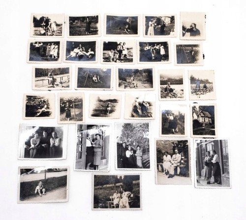 ZESTAW STARYCH FOTOGRAFII RODZINNYCH - WISŁA, GRUDZIĄDZ, DĄBROWA 1938