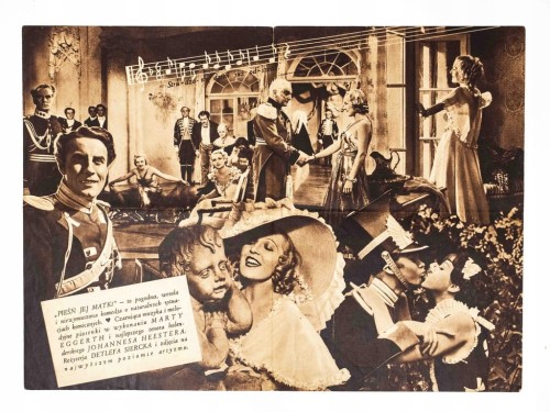 STARA REKLAMA - KINO, FILM PIEŚŃ JEJ MATKI, KINO SZTUKA, WARSZAWA l. 30/40