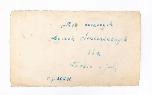STARA FOTOGRAFIA - ŻOŁNIERZ 6 PP 2 DYWIZJI H. DĄBROWSKIEGO ? 1948