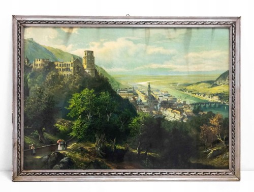 STARY OBRAZ (DRUK) - FRITZ GENUTAT, HEIDELBERG