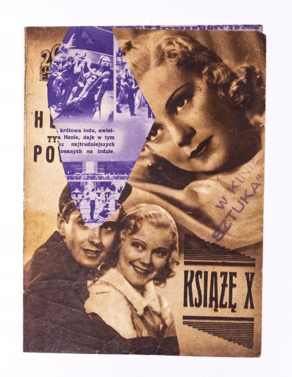 STARA REKLAMA - KINO, FILM KSIĄŻĘ X, KINO SZTUKA l. 30/40