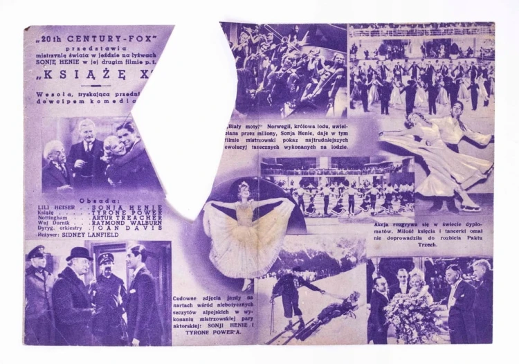 STARA REKLAMA - KINO, FILM KSIĄŻĘ X, KINO SZTUKA l. 30/40