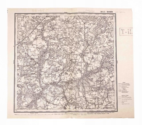 STARA MAPA - DOŁHINÓW, KOŚCIENIEWICE, KRAJSK, KRYWICZE 1922