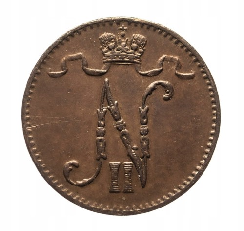Finlandia, Mikołaj II (1895-1917), 1 penni 1903
