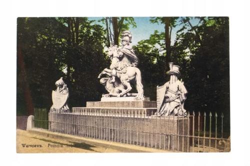 WARSZAWA - POMNIK SOBIESKIEGO II RP