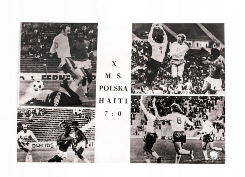 POCZTÓWKA X MISTRZOSTWA ŚWIATA W PIŁCE NOŻNEJ 1974, POLSKA - HAITI