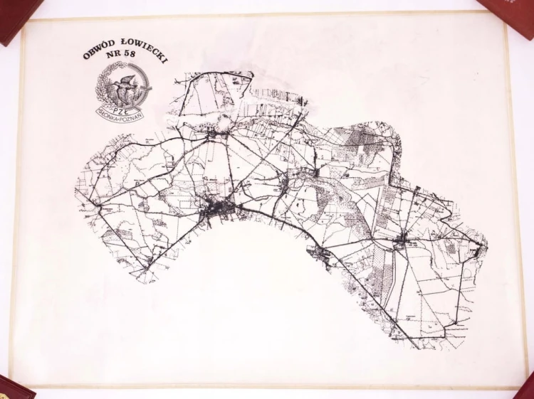 STARA MAPA - PZŁ SŁONKA POZNAŃ, OBWÓD NR 58 (LWÓWEK, BRODY)