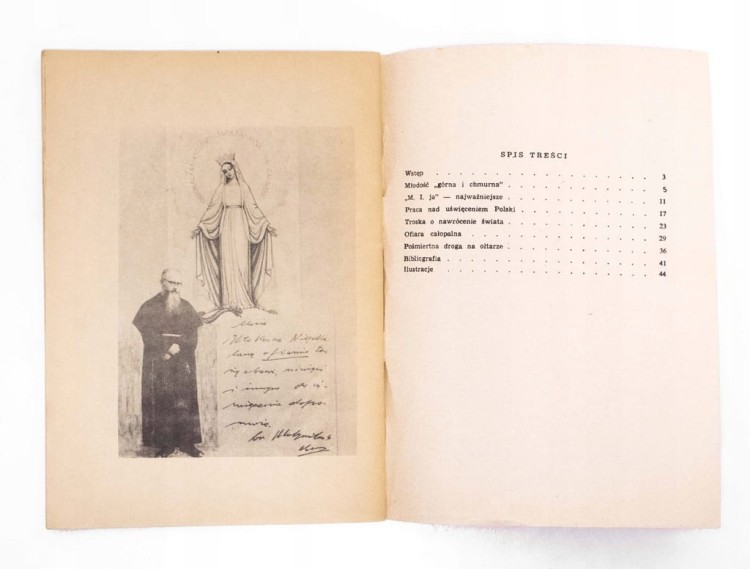 STARA KSIĄŻKA OJCIEC MAKSYMILIAN KOLBE 1971