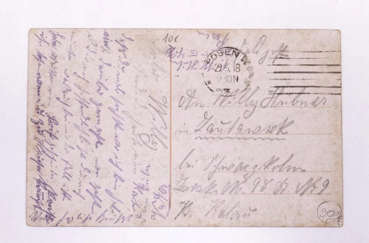 POZNAŃ - ZAMEK, KOSZARY WOJSKOWE 1918