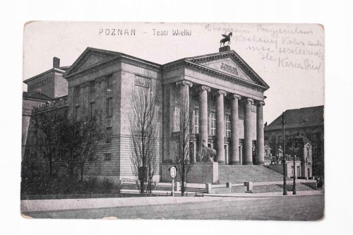 POZNAŃ - TEATR WIELKI 1927