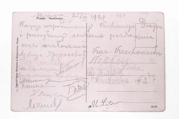 POZNAŃ - TEATR WIELKI 1927