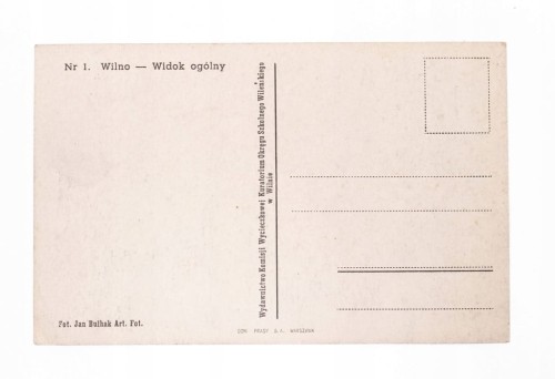 WILNO - PANORAMA MIASTA II RP