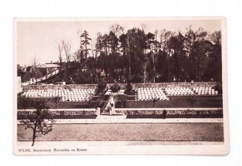 WILNO - MAUZOLEUM MARSZAŁKA NA ROSSIE II RP